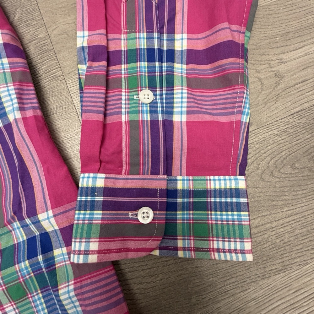 Polo Ralph Lauren Classic Fit Shirt Mens L Pink Plaid Button Down Cotton NWOT - Picture 4 of 10